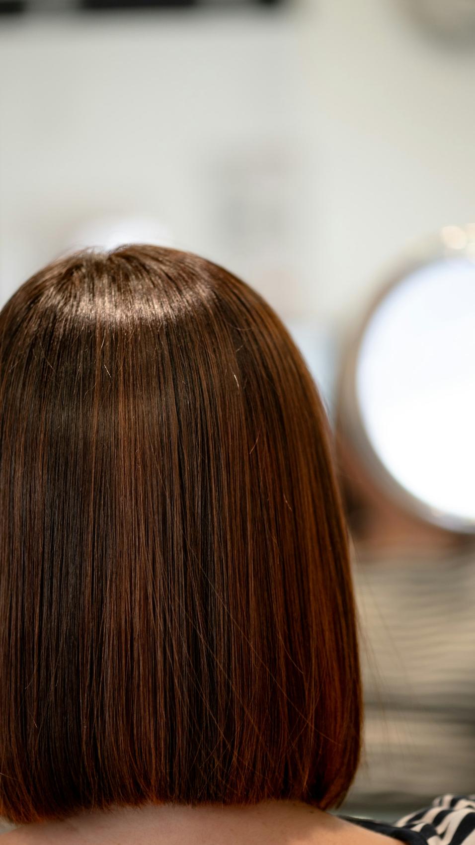 Lissage à la kératine chez Batista Coiffure à Genève
